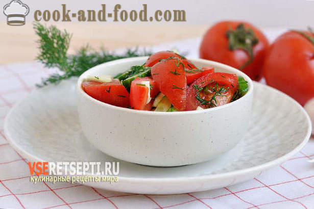 Receta de ensalada de pepinos, tomates y calabacines