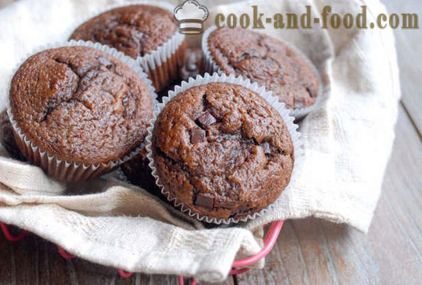 Muffins de chocolate - un paso a paso la receta
