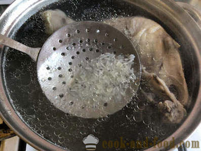 Cómo cocinar sopa de pollo con kharcho