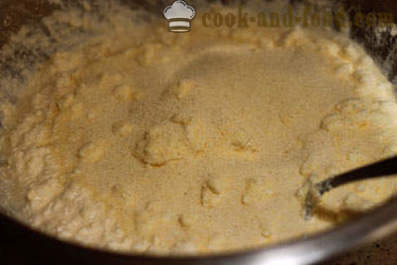 Pastel de queso de miel simple en el horno - una receta paso a paso