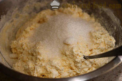 Pastel de queso de miel simple en el horno - una receta paso a paso
