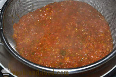 Cómo cocinar la salsa durante los satsebeli invierno
