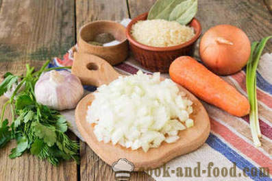 Cazuela de verduras con arroz y pollo