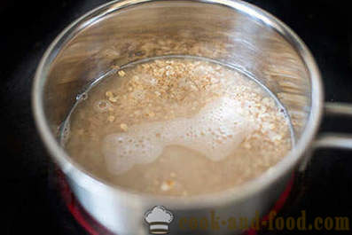Receta de harina de avena - Cómo cocinar gachas