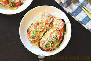 Berenjenas al horno con tomate y queso