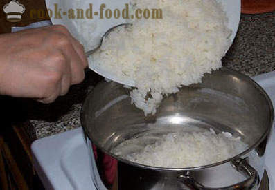 Gachas de arroz de leche - Paso a paso receta