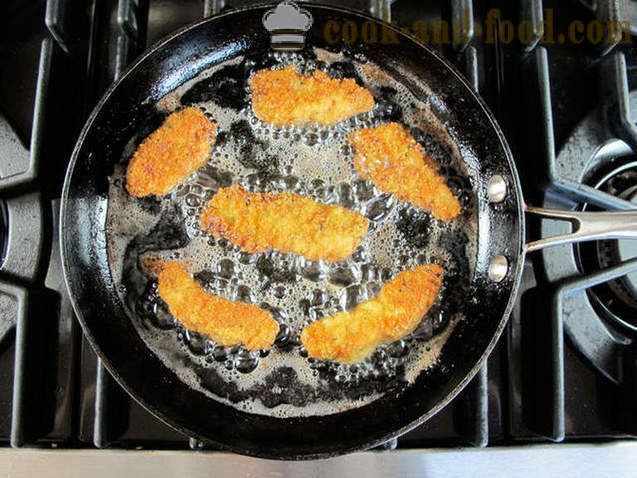 Nuggets de pollo crujientes - receta con fotos