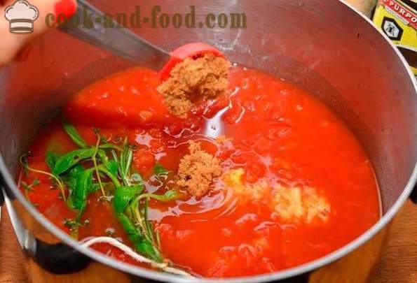 Albóndigas de pollo en salsa de tomate