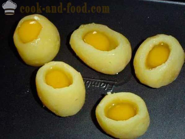 Patatas con una sorpresa en el horno