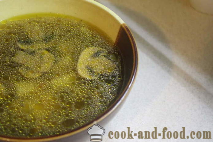 Zakarpatia sopa de champiñones blancos - cómo cocinar sopa con champiñones blancos sabroso, con un paso a paso las fotos de la receta