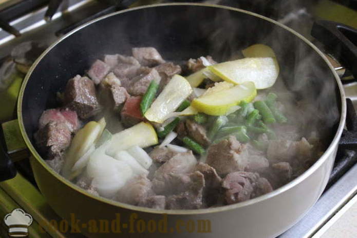 Cordero de cerdo con romero y pera - cómo cocinar un delicioso estofado de carne de cerdo, paso a paso con fotos RECEP