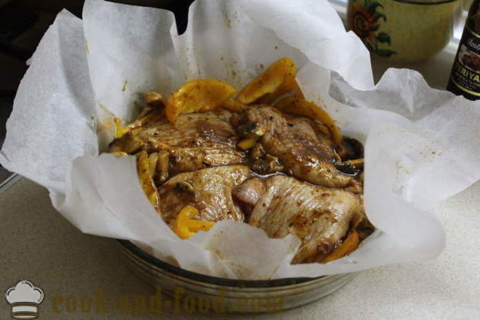 Pollo en salsa teriyaki en el horno - la forma de cocinar el pollo teriyaki, un paso a paso de la receta fotos