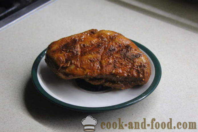 Inicio de pastrami de pollo en el horno - cómo cocinar un pastrami de pechuga de pollo en casa, paso a paso las fotos de la receta