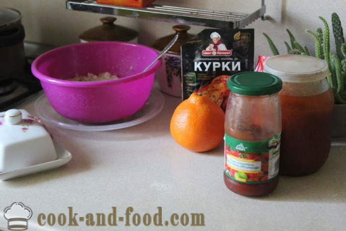 Mitboly pollo - cómo cocinar albóndigas en salsa, paso a paso foto-receta de salsa de mitbolov