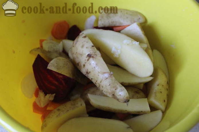 Verduras asadas en el horno - verduras al horno como en papel aluminio en el horno correctamente y sabroso, con un paso a paso de la receta fotos