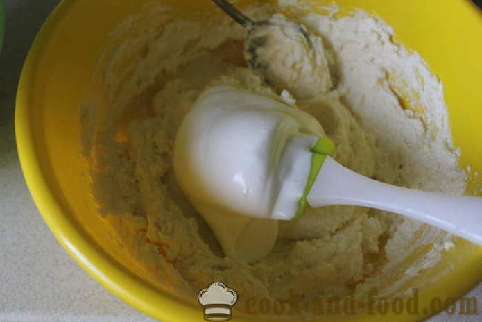 Pastel de queso con melocotones - cómo hacer un pastel con queso cottage y melocotones, con un paso a paso de la receta fotos
