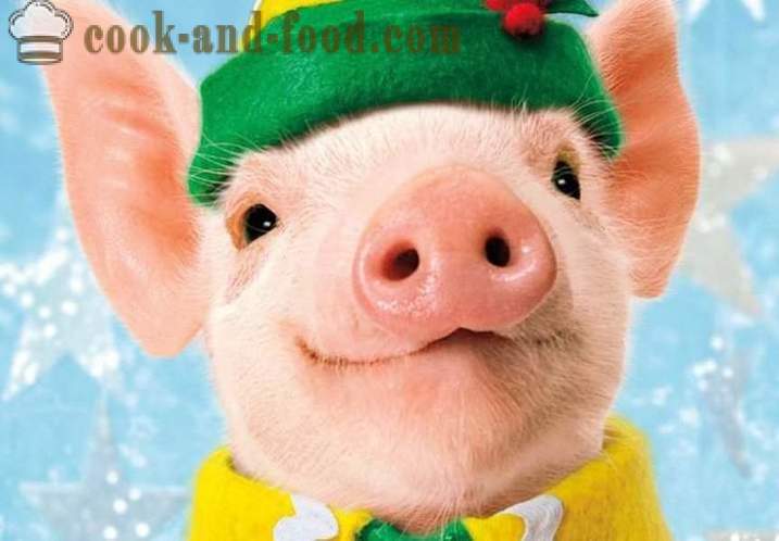 Lo que hay que prepararse para el nuevo año 2019 año del cerdo - menú de Año Nuevo en el año del cerdo o de jabalí, recetas con fotos