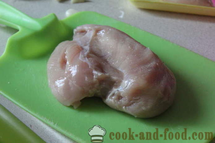Pechuga de pollo a casa de pastrami en papel - cómo hacer un pollo de pastrami en el horno, con un paso a paso las fotos de la receta