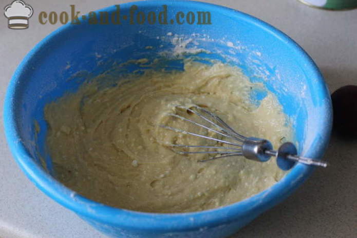Pastel de albaricoque delicioso con kéfir - cómo hacer pastel de albaricoque en el horno, con un paso a paso las fotos de la receta