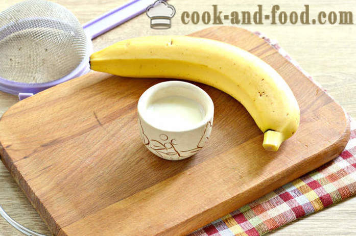 Puré de plátano en una licuadora para bebés - a cocinar puré de plátano para atraer, un paso a paso de la receta fotos