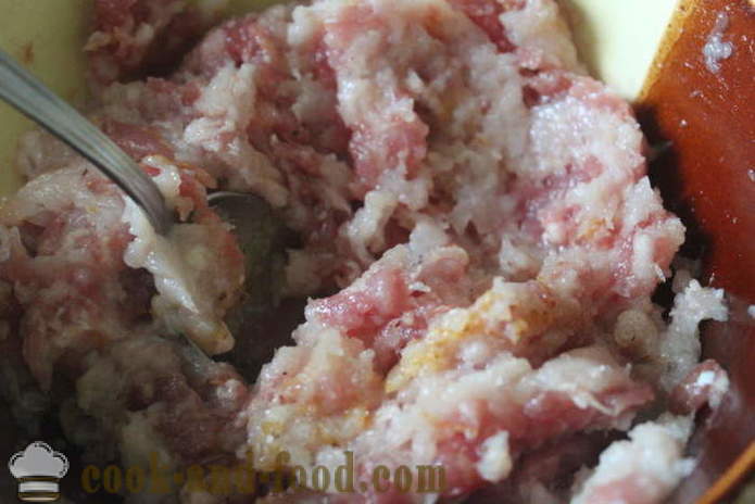 Bolas de carne mitboly - mitboly Cómo cocinar en una sartén, un paso a paso de la receta fotos