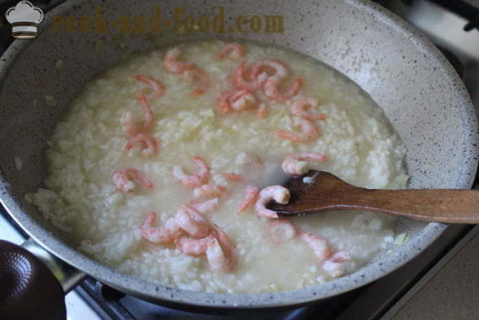 Delicioso arroz con gambas y Imágenes - cómo cocinar el arroz con mariscos, un paso a paso de la receta fotos