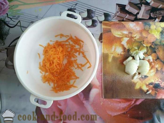 Mollejas de pollo guisado en una cacerola - Cómo cocinar un delicioso pollo molleja, fotos paso a paso de la receta