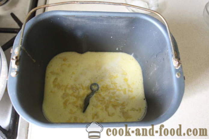Torta simple en la máquina para hacer pan - cómo hornear un pastel en el horno de pan, un paso a paso de la receta fotos
