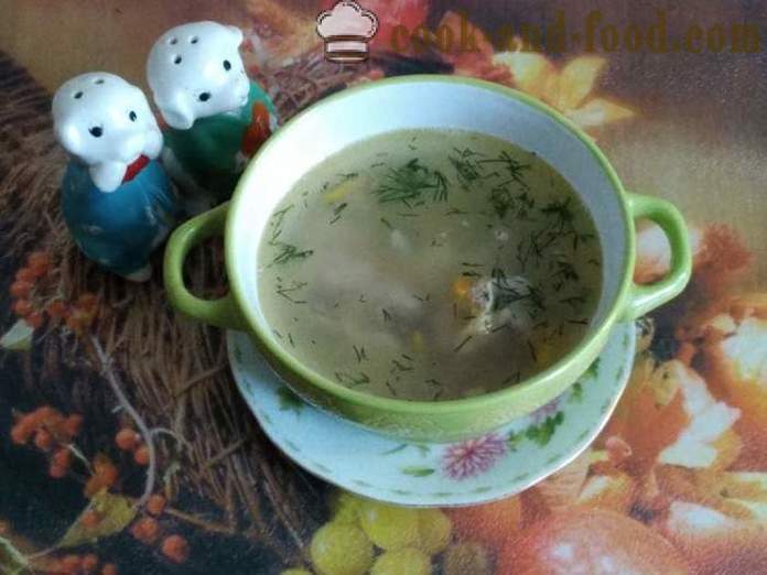 Sopa con mollejas de pollo, fideos y patatas - cómo cocinar sopa con mollejas de pollo, paso a paso las fotos de la receta