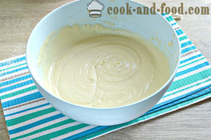 Pastel de gelatina de albaricoque en el kéfir - un simple y rápido, cómo cocer al horno tarta de albaricoque en el horno, con un paso a paso las fotos de la receta