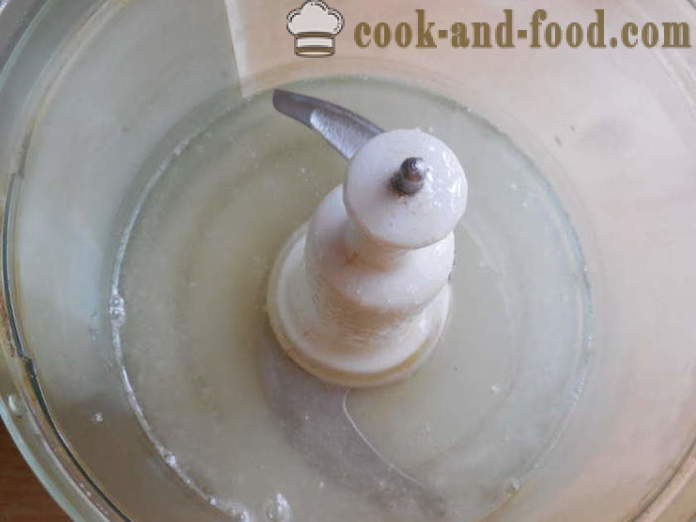 Aplicar hielo con gelatina de pastel de Pascua - cómo preparar el glaseado sin huevo, paso a paso las fotos de la receta