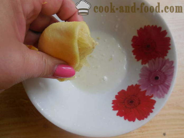 Magdalena simple en la mayonesa y crema agria - cómo hornear un pastel sin mantequilla, un paso a paso de la receta fotos