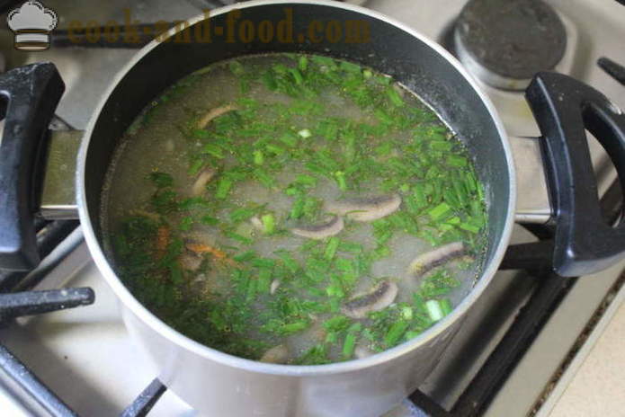 Sopa de patata con setas Checa - cómo cocinar sopa Checa con setas, un paso a paso de la receta fotos