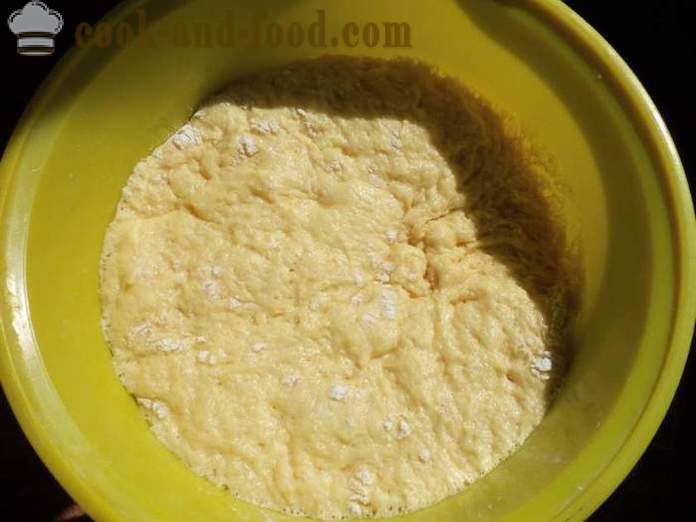 Pastel de azafrán con la proteína de la formación de hielo - cómo cocinar un pastel con glaseado, un paso a paso de la receta fotos