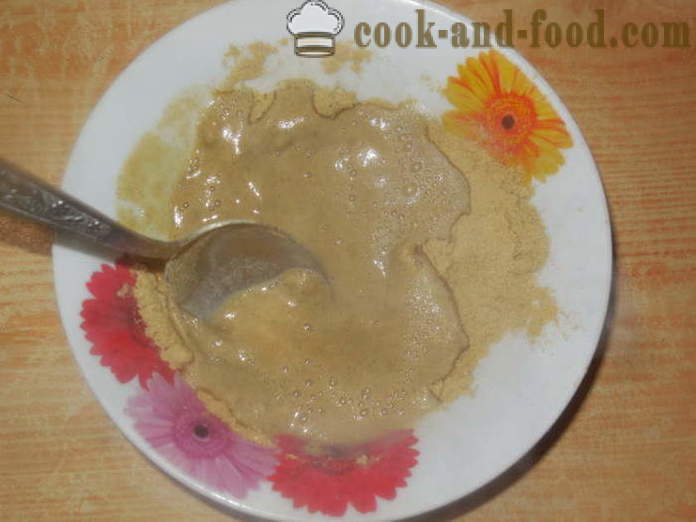 Mostaza de mostaza en polvo y granos - cómo hacer la mostaza en casa, paso a paso las fotos de la receta
