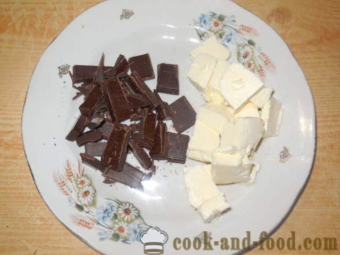 Pastel de chocolate casero con patatas de leche condensada - Cómo cocinar un pastel de patatas, fotos paso a paso de la receta