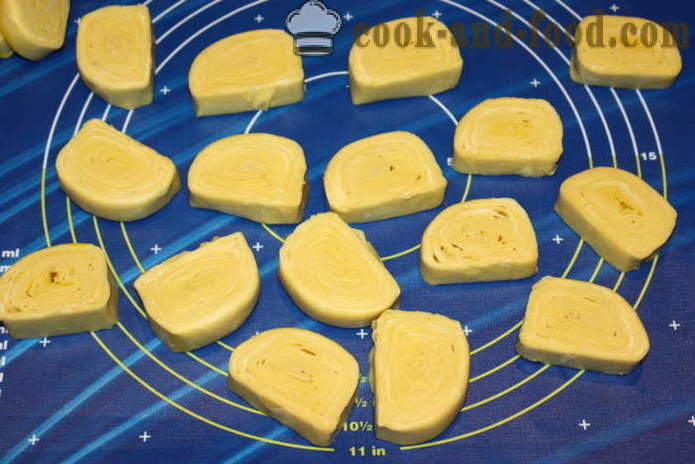 Napolitano sfolyatelle - cómo hacer bollos de hojaldre con queso ricotta, un paso a paso de la receta fotos