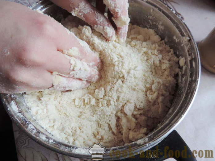 Masa de levadura masa de hojaldre rápida - cómo cocinar galletas de hojaldre masa de levadura rápida, paso a paso las fotos de la receta
