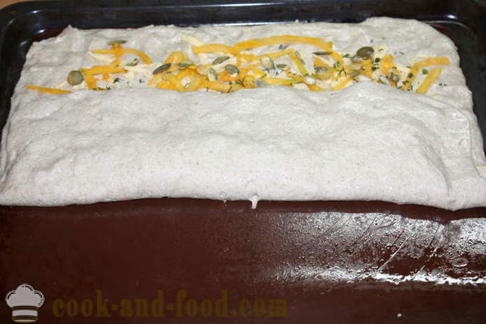 El pan integral con semillas de girasol de una calabaza - cómo hacer el pan de harina de trigo integral en el horno, con un paso a paso las fotos de la receta