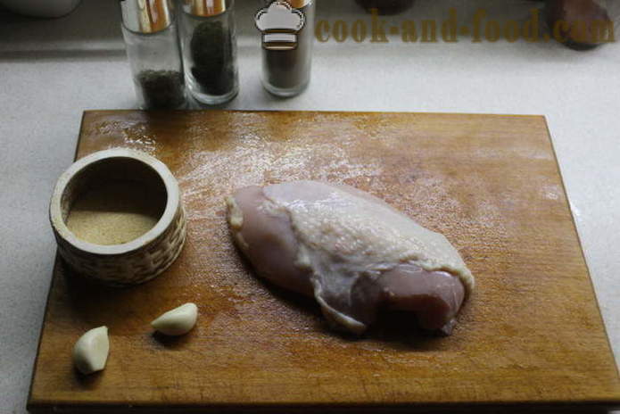 Pechuga de pollo al horno con miel, ajo y especias - cómo cocinar las pechugas de pollo en el horno, con un paso a paso las fotos de la receta
