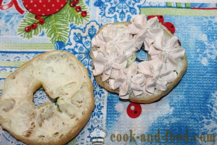 Anillos de flan con crema cuajada Tiramisu - cómo hacer anillos de flan en casa, fotos paso a paso de la receta