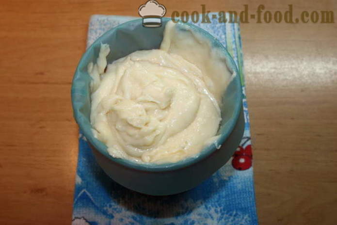 Anillos de flan con crema cuajada Tiramisu - cómo hacer anillos de flan en casa, fotos paso a paso de la receta
