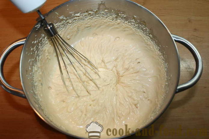 Cuajada de crema tiramisú sin huevo - cómo hacer tiramisú pastel de crema, un paso a paso de la receta fotos
