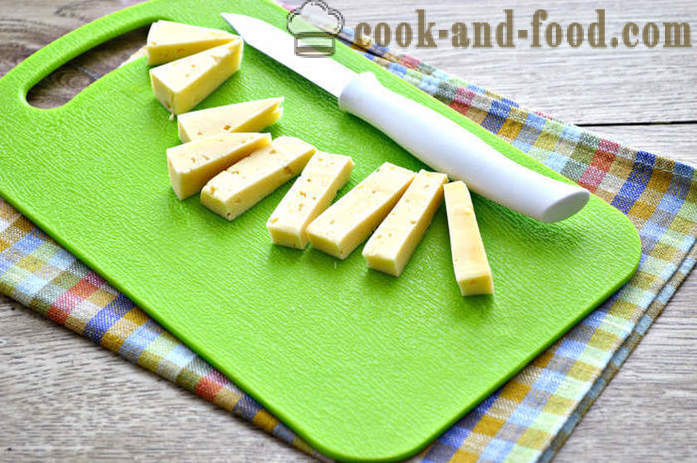 Chuletas de carne asado con relleno de queso - cómo cocinar las empanadas rellenas de queso, un paso a paso de la receta fotos