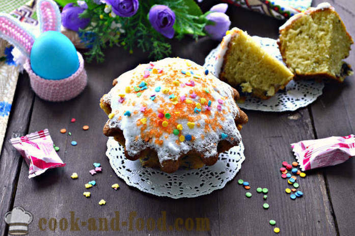 Torta de Pascua-torta con la sosa y sin levadura y la leche - cómo cocinar tortas en latas en el horno, con un paso a paso las fotos de la receta