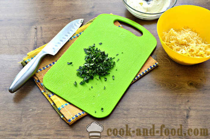 Sobres de pita con queso y hierbas - cómo hacer que los sobres de Lavash con queso, un paso a paso de la receta fotos