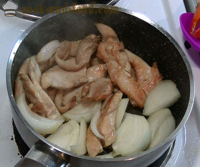 Pechuga de pollo en salsa de soja chino - cómo cocinar pollo en una salsa china, un paso a paso de la receta fotos