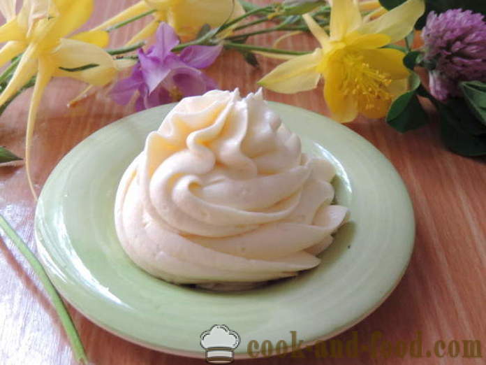 Natillas con crema agria - cómo hacer crema de crema pastelera y crema, un paso a paso de la receta fotos