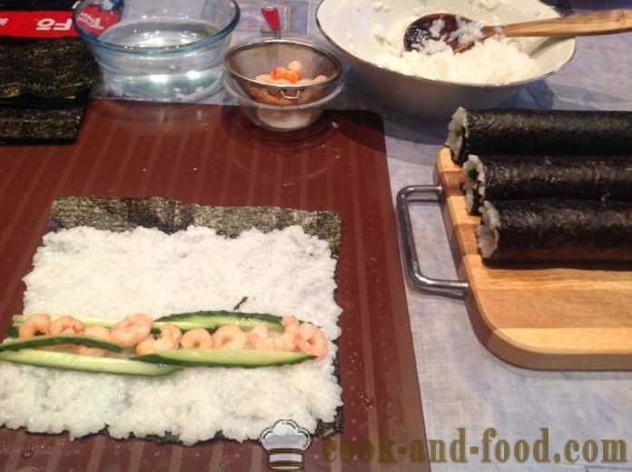 Ingredientes deliciosos y sencillos para el sushi - cómo hacer sushi en casa, paso a paso las fotos de la receta
