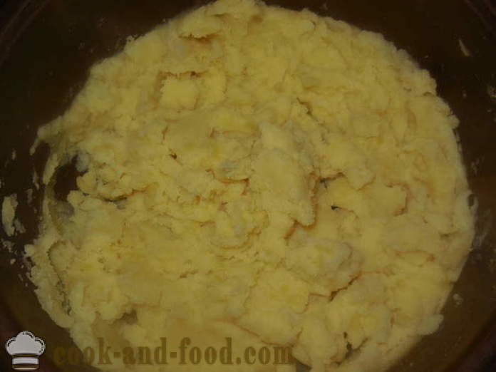 Panecillos deliciosos de pan de pita con patatas y salchichas - Cómo preparar rollos de pita relleno, fotos paso a paso de la receta